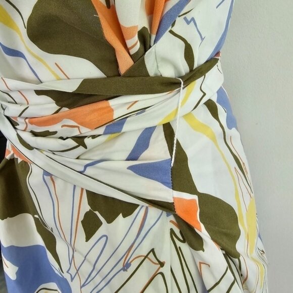 Lafayette 148 New York Aileen Print Tie-Waist Midi Dress - Picture 4 of 11